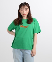 ★レディースサイズ★ Olageロゴ ハート刺繍コンパクトT