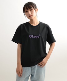 ★レディースサイズ★ Olageロゴ ハート刺繍コンパクトT