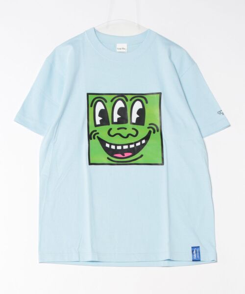 Keith Haring（キース・ヘリング）の「【Keith Haring】アートプリント SS T シャツ（Tシャツ/カットソー・メンズ・ホワイト系その他2/スミクロ/ホワイト/ホワイト系その他/ブラック/ブラック系その他/チャコール/ホワイト系その他3/グレー系その他/ミント/ホワイト系その他4/ブラック系その他2/オフホワイト/ベージュ/ネイビー/ライトブルー/ブラック系その他3/ホワイト系その他5/イエロー・X-LARGE/LARGE/MEDIUM）」の17枚目の写真