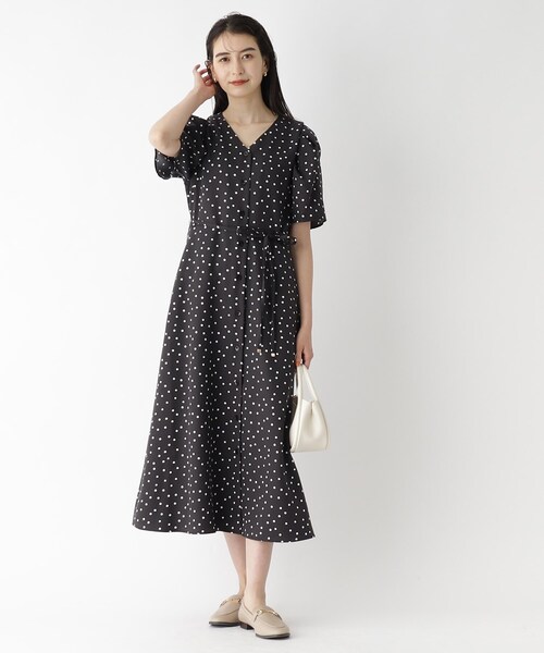 OPAQUE.CLIP（オペークドットクリップ）の「◆【抗菌防臭加工/低反発/2cmヒール】ビット付きローファー（パンプス・レディース・ブラック/グレー/ダークブラウン・02/03/01）」の12枚目の写真