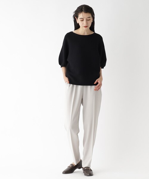 OPAQUE.CLIP（オペークドットクリップ）の「◆【抗菌防臭加工/低反発/2cmヒール】ビット付きローファー（パンプス・レディース・ブラック/グレー/ダークブラウン・02/03/01）」の17枚目の写真