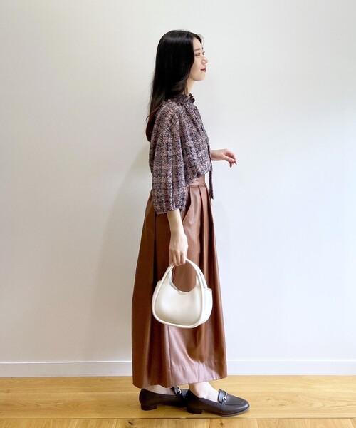 OPAQUE.CLIP（オペークドットクリップ）の「◆【抗菌防臭加工/低反発/2cmヒール】ビット付きローファー（パンプス・レディース・ブラック/グレー/ダークブラウン・02/03/01）」の9枚目の写真