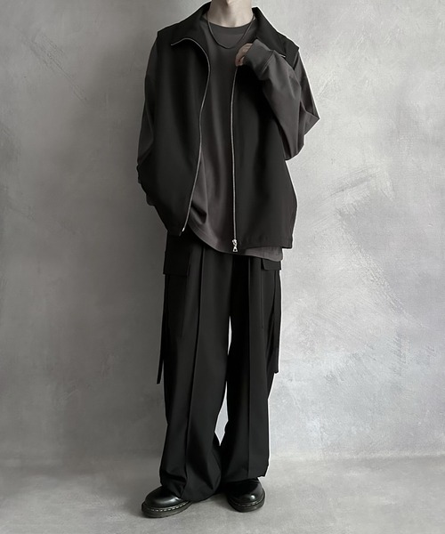 SERACE（セラス）の「【SERACE】Loose silhouette cotton long Tee / ルーズシルエットコットンロンT（Tシャツ/カットソー・メンズ・ブラック/アッシュブラウン/オフホワイト・L/M）」の12枚目の写真