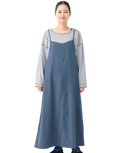 チチカカ(チチカカ)の「ピーチスキンキャミソールワンピース(ワンピース・レディース・ベージュ/ブルー/カーキ・FREE)」の11枚目の写真