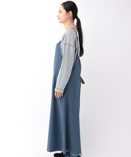 チチカカ(チチカカ)の「ピーチスキンキャミソールワンピース(ワンピース・レディース・ベージュ/ブルー/カーキ・FREE)」の12枚目の写真