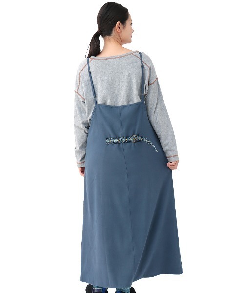 チチカカ(チチカカ)の「ピーチスキンキャミソールワンピース(ワンピース・レディース・ベージュ/ブルー/カーキ・FREE)」の15枚目の写真