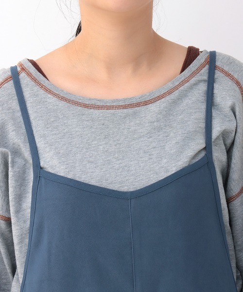 チチカカ(チチカカ)の「ピーチスキンキャミソールワンピース(ワンピース・レディース・ベージュ/ブルー/カーキ・FREE)」の16枚目の写真