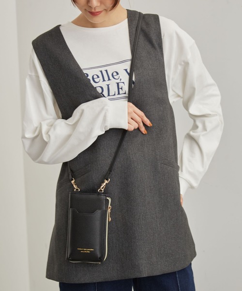 ROPE' PICNIC（ロペピクニック）の「スマホ＆ウォレットショルダーバッグ（ショルダーバッグ・レディース・キナリ/シルバー/ブルー系その他6/オレンジ系その他4/ブラック・FREE）」の3枚目の写真