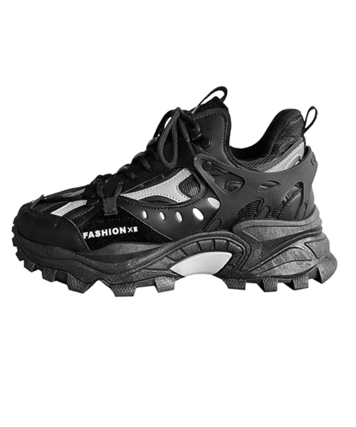 ROOPTOKYO（ループトウキョウ）の「ダッドスニーカー ストリート（スニーカー・メンズ・ホワイト/ブラック・26cm/26.5cm/27cm/27.5cm/28cm）」の3枚目の写真