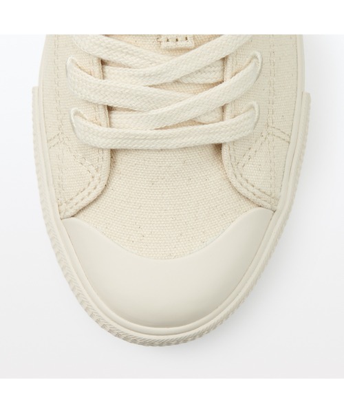 無印良品(ムジルシリョウヒン)の「婦人 疲れにくい 撥水スニーカー(スニーカー・レディース・ブラック/ライトパープル/チャコールグレー/ブルー系1/キナリ/オフホワイト/バーガンディー・24.5cm/22.5cm/23.5cm/23.0cm/25.0cm/22.0cm/24.0cm)」の8枚目の写真