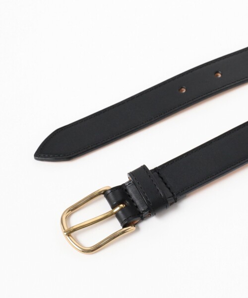 BEAMS F（ビームスエフ）の「Felisi / 別注 25ミリ バケッタレザー ベルト（ベルト・メンズ・ダークブラウン/ブラック・75cm/80ｃｍ/90cm/85㎝）」の4枚目の写真