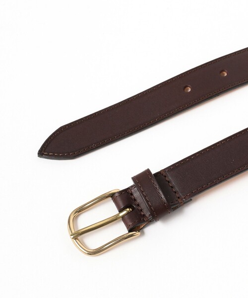 BEAMS F（ビームスエフ）の「Felisi / 別注 25ミリ バケッタレザー ベルト（ベルト・メンズ・ダークブラウン/ブラック・75cm/80ｃｍ/90cm/85㎝）」の7枚目の写真