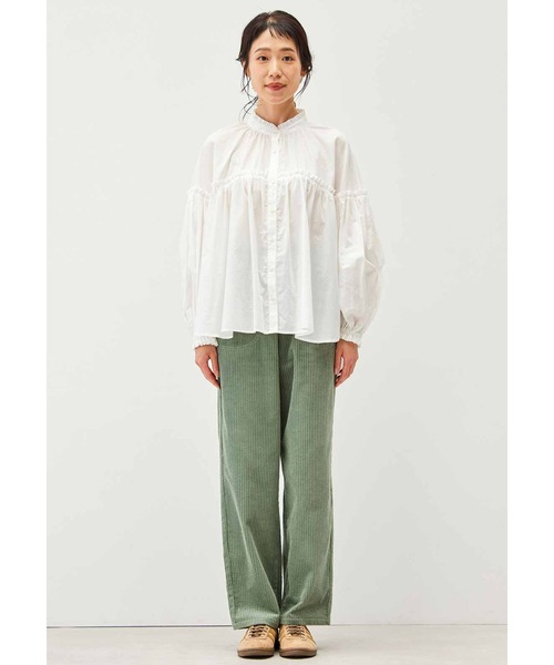 Live in comfort（リブインコンフォート）の「リブ　イン　コンフォート　はまじとコラボ　らくしてきれい見えする太うねコーデュロイパンツ（その他パンツ・レディース・ライトベージュ・8/7/6/9/11/10/5/2/13/12/4/3）」の3枚目の写真