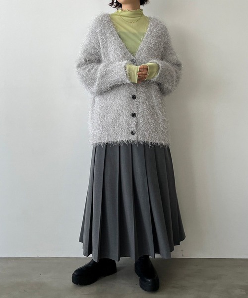 LOWRYS FARM(ローリーズファーム)の「シアースキンハイネックLS 980759(Tシャツ/カットソー・レディース・シルバー/アイボリー/ブラック系その他/グリーン/ベージュ/ブラック/その他1/その他2・FREE)」の19枚目の写真