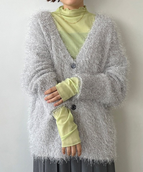 LOWRYS FARM(ローリーズファーム)の「シアースキンハイネックLS 980759(Tシャツ/カットソー・レディース・シルバー/アイボリー/ブラック系その他/グリーン/ベージュ/ブラック/その他1/その他2・FREE)」の21枚目の写真