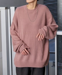 Anchor Smith | オーバーサイズウォッシャブル5ゲージクルーネックニット(ニット/セーター)