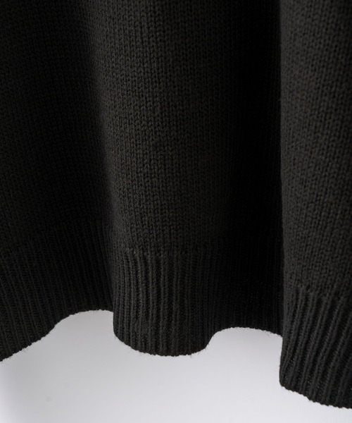 Anchor Smith（アンカー スミス）の「オーバーサイズウォッシャブル5ゲージクルーネックニット（ニット/セーター・メンズ・グレイッシュブルー/ピンク/アイボリー/ライトグレー/ブラウン/チャコール/グリーン系/ブラック/グレー/ダークブラウン・M/L）」の21枚目の写真