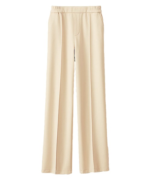 BELLUNA PLUS（ベルーナ）の「防風ストレッチ素材ワイドパンツ股下６５ｃｍ（その他パンツ・レディース・イエロー系その他/セージグリーン/チャコール/ブラック/オフホワイト・LARGE/MEDIUM/X-LARGE/SMALL）」の22枚目の写真