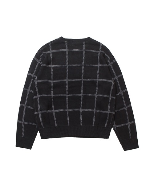 FCMM(エフシーエムエム)の「【日本限定アイテム】CHECK KNIT SWEATER/チェックニットセーター(ニット/セーター・メンズ・ブラック/アイボリー/ネイビー・MEDIUM/LARGE)」の12枚目の写真