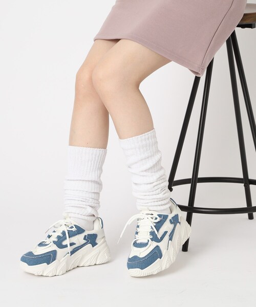 cs T&P(シーエスティーアンドピー)の「カラーコンビスニーカー(スニーカー・レディース・パープル系2/ブルー系その他7/ピンク系9・S/M/L/LL)」の22枚目の写真