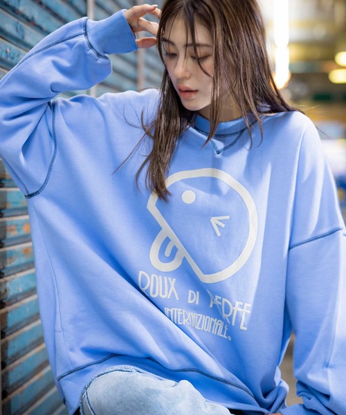 セール】[ROUXDI PERFE ルゥディパフィー]フロントベーマークプリント