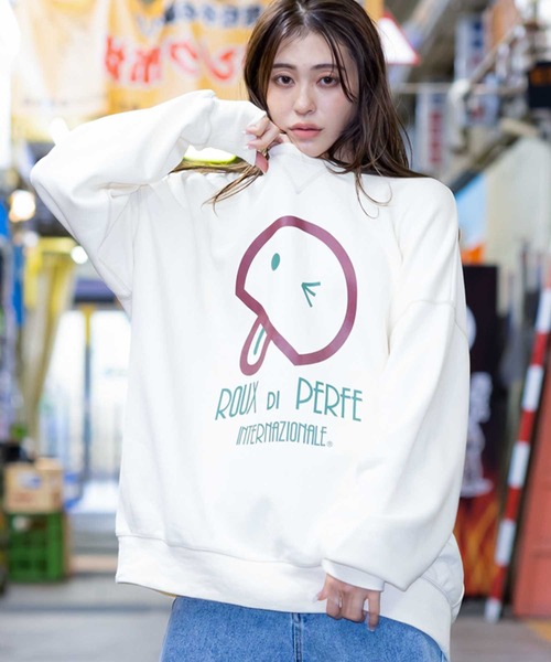 セール】[ROUXDI PERFE ルゥディパフィー]フロントベーマークプリント