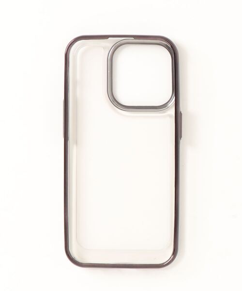 Me%（ミィパーセント）の「【iPhone15PRO対応】メタルフレームiPhoneケース（スマホケース/カバー・レディース・グレー/ブラック/イエロー・FREE）」の4枚目の写真