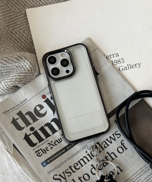 Me%（ミィパーセント）の「【iPhone15PRO対応】メタルフレームiPhoneケース（スマホケース/カバー・レディース・グレー/ブラック/イエロー・FREE）」の7枚目の写真