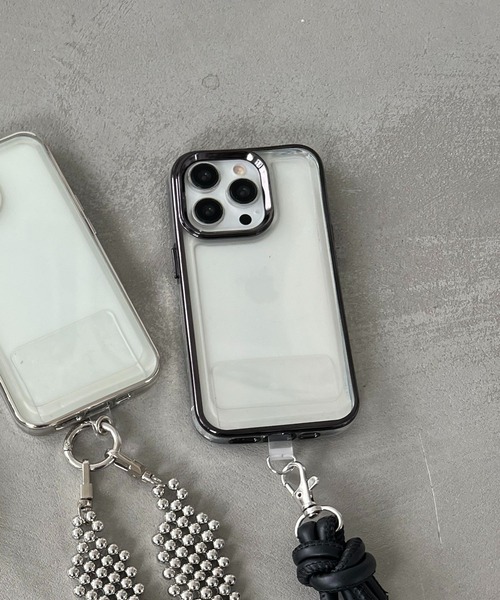 Me%（ミィパーセント）の「【iPhone15PRO対応】メタルフレームiPhoneケース（スマホケース/カバー・レディース・グレー/ブラック/イエロー・FREE）」の8枚目の写真