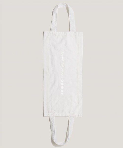 beautiful people(ビューティフルピープル)の「feels W shopping bag(エコバッグ/サブバッグ・レディース・ブラック/オフホワイト・FREE)」の8枚目の写真