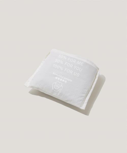 beautiful people(ビューティフルピープル)の「feels W shopping bag(エコバッグ/サブバッグ・レディース・ブラック/オフホワイト・FREE)」の10枚目の写真