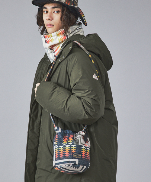 TAION(タイオン)の「WEB限定【PENDLETON×TAION / ペンドルトン×タイオン】REVERSIBLE DOWN リバーシブルネックウォーマーPDT-TON-223005(ネックウォーマー/スヌード・メンズ・ブラック/ベージュ/ネイビー/オフホワイト/カーキ・フリー)」の10枚目の写真