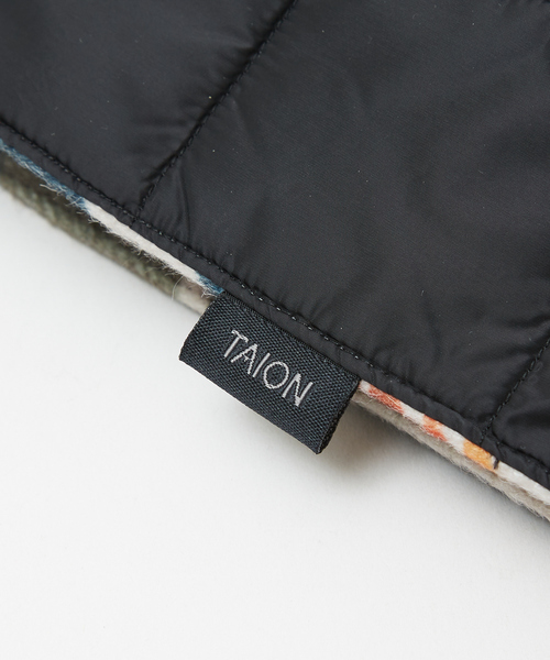 TAION(タイオン)の「WEB限定【PENDLETON×TAION / ペンドルトン×タイオン】REVERSIBLE DOWN リバーシブルネックウォーマーPDT-TON-223005(ネックウォーマー/スヌード・メンズ・ブラック/ベージュ/ネイビー/オフホワイト/カーキ・フリー)」の18枚目の写真