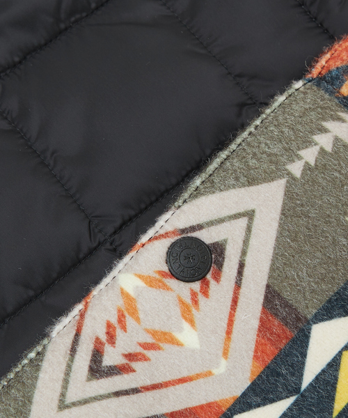 TAION(タイオン)の「WEB限定【PENDLETON×TAION / ペンドルトン×タイオン】REVERSIBLE DOWN リバーシブルネックウォーマーPDT-TON-223005(ネックウォーマー/スヌード・メンズ・ブラック/ベージュ/ネイビー/オフホワイト/カーキ・フリー)」の22枚目の写真