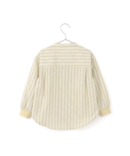 MAKE YOUR DAY(メイクユアデイ)の「バンドカラーシャツ■80~140cm(シャツ/ブラウス・キッズ・ピンク/ブラック/ベージュ/オフホワイト・100/110/90/120/80/140/130)」の22枚目の写真