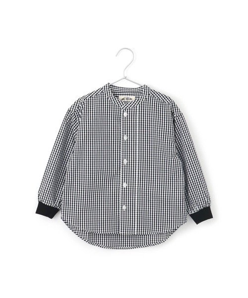 MAKE YOUR DAY(メイクユアデイ)の「バンドカラーシャツ■80~140cm(シャツ/ブラウス・キッズ・ピンク/ブラック/ベージュ/オフホワイト・100/110/90/120/80/140/130)」の20枚目の写真