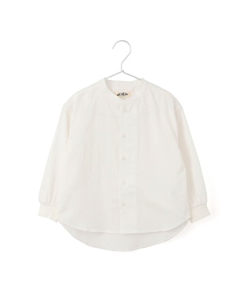 MAKE YOUR DAY(メイクユアデイ)の「バンドカラーシャツ■80~140cm(シャツ/ブラウス・キッズ・ピンク/ブラック/ベージュ/オフホワイト・100/110/90/120/80/140/130)」の18枚目の写真