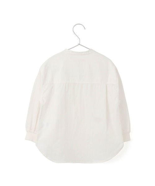 MAKE YOUR DAY(メイクユアデイ)の「バンドカラーシャツ■80~140cm(シャツ/ブラウス・キッズ・ピンク/ブラック/ベージュ/オフホワイト・100/110/90/120/80/140/130)」の19枚目の写真