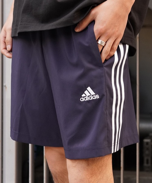 adidas（アディダス）の「adidas/アディダス ショーツ 3ST 3ストライプス ブランドロゴ ユニセックス ECQ58（その他パンツ・メンズ・ブラック/ネイビー・XL/L/M/S）」の6枚目の写真