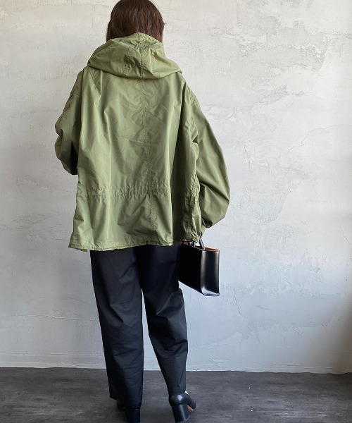 THE SHINZONE（ザ　シンゾーン）の「[THE SHINZONE/ザ シンゾーン] パークパーカー ミリタリーフードジャケット（ミリタリージャケット・レディース・カーキ・F）」の9枚目の写真