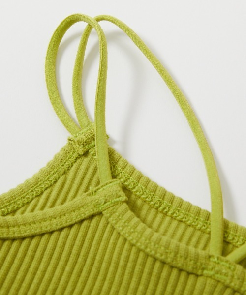 devirock（デビロック）の「リブキャミソール(140cm以上カップ付き)（キャミソール・キッズ・ブラック/オフホワイト/グリーン系6/パープル系7・110cm/100cm/120cm/130cm/140cm/150cm/160cm）」の8枚目の写真