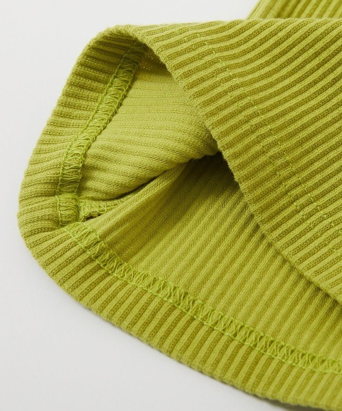 devirock（デビロック）の「リブキャミソール(140cm以上カップ付き)（キャミソール・キッズ・ブラック/オフホワイト/グリーン系6/パープル系7・110cm/100cm/120cm/130cm/140cm/150cm/160cm）」の10枚目の写真