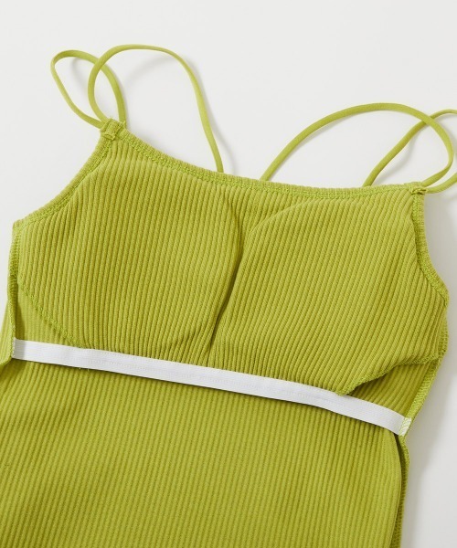 devirock（デビロック）の「リブキャミソール(140cm以上カップ付き)（キャミソール・キッズ・ブラック/オフホワイト/グリーン系6/パープル系7・110cm/100cm/120cm/130cm/140cm/150cm/160cm）」の12枚目の写真