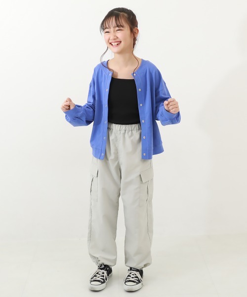 devirock（デビロック）の「リブキャミソール(140cm以上カップ付き)（キャミソール・キッズ・ブラック/オフホワイト/グリーン系6/パープル系7・110cm/100cm/120cm/130cm/140cm/150cm/160cm）」の19枚目の写真