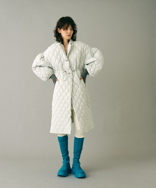 別注』KWD×ザ グッドランド マーケット GREEN DOWN QUILTING JACKET