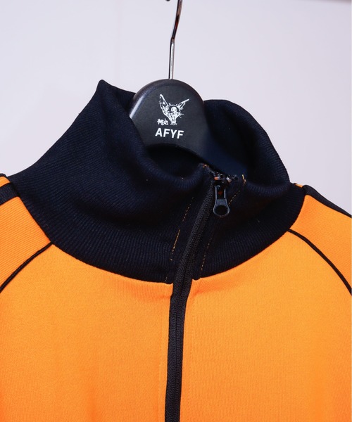 AFYF(エーエフワイエフ)の「AFYF TRACK JERZY/ビッグシルエット トラックジャケット(ブルゾン・メンズ・ブラック/ダークグリーン/ワインレッド/オレンジ・FREE)」の13枚目の写真