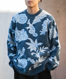 SENSE OF PLACE by URBAN RESEARCH | モールフラワークルーネックセーター(ニット/セーター)