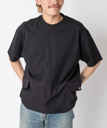 Comfyナイロン天竺切り替えTee