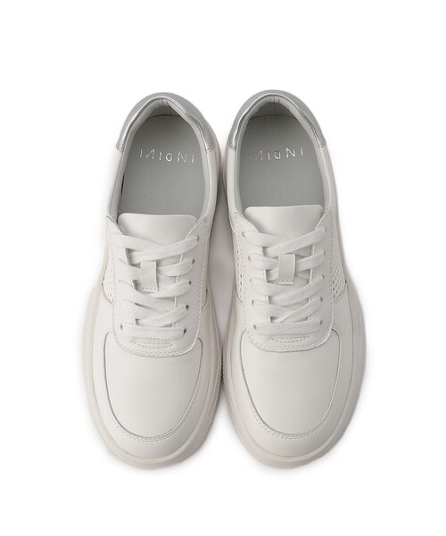 INDIVI（インディヴィ）の「◆【大人カジュアル！】パンチング柄スニーカー（スニーカー・レディース・ホワイト・35/45/25）」の5枚目の写真