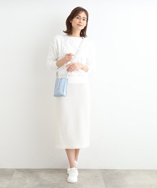 INDIVI（インディヴィ）の「◆【大人カジュアル！】パンチング柄スニーカー（スニーカー・レディース・ホワイト・35/45/25）」の8枚目の写真